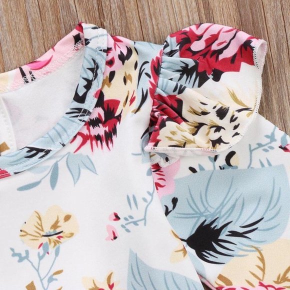 Burgundy Fall Long Sleeve Thanksgiving Dress Girl Outfit Clothes Dress - Picture 7 of 11